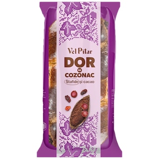 Dor de | Cozonac cu stafide si cacao 500g