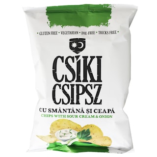 Csiki Csipz | Chipsuri din cartofi cu smantana si ceapa 60g