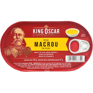King Oscar | File macrou in ulei 160g