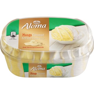Aloma | Inghetata cu mango si cocos, sirop de ciocolata alba 433g