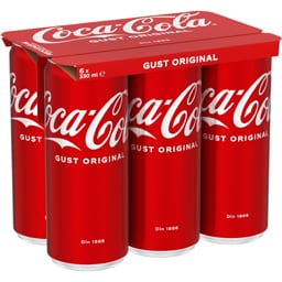Coca-Cola Gust Original | Bautura racoritoare carbogazoasa 6x330ml