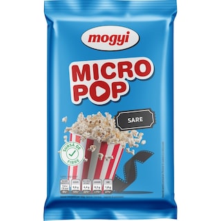 Mogyi | Popcorn cu sare pentru microunde 80g