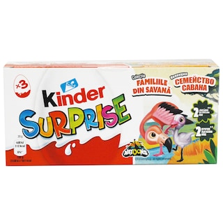 Kinder Surprise | Ou de ciocolata cu surpriza, unisex 3x20g