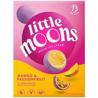 Little Moons | Mochi cu mango si fructul pasiunii 6x32g