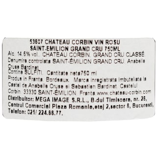 Chateau Grand Corbin | Vin rosu 0.75L