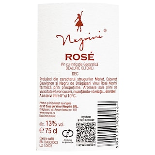 Negrini | Vin roze demisec 0.75L