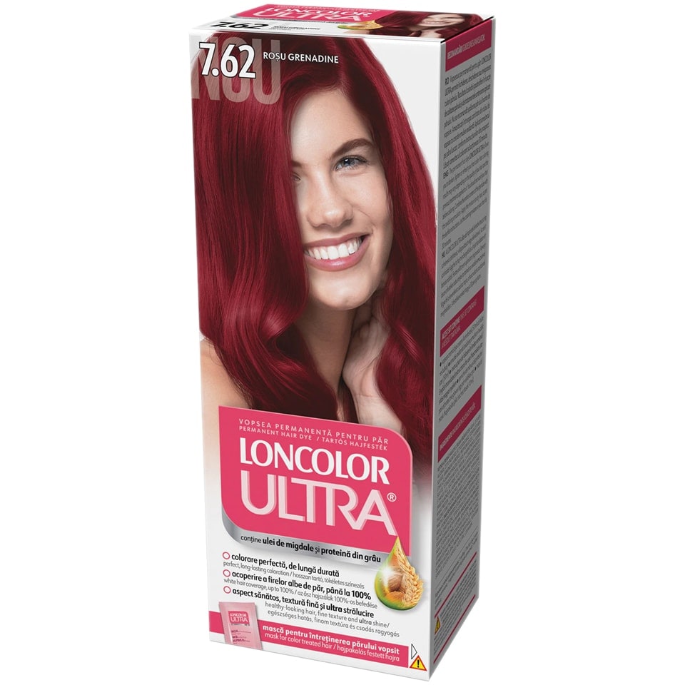 Vopsea pentru par 7.62 Rosu grenadine