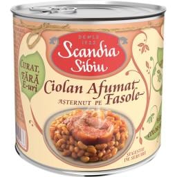 Ciolan afumat asternut pe fasole 400g