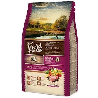 Sam's Field | Hrana uscata pentru caini de talie mare, cu pui si cartofi 2.5kg