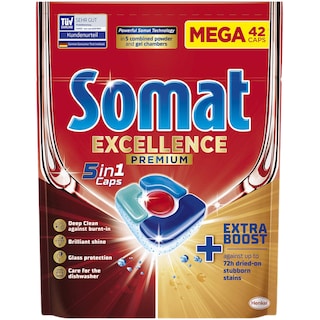 Somat | Detergent pentru masina de vase, 42 capsule