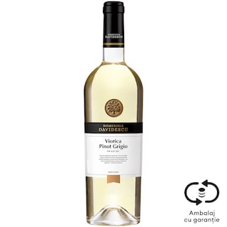 Domeniile Davidescu | Vin alb sec Viorica Pinot Grigio 0.75L