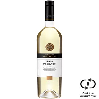 Domeniile Davidescu | Vin alb sec Viorica Pinot Grigio 0.75L