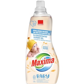 Sano | Detergent gel concentrat Baby, 60 spalari 1.5L