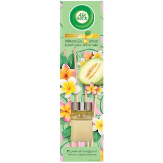 Air Wick | Odorizant reed diffuser Pepene galben si frangipani 40ml