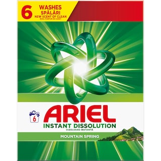 Ariel | Detergent pudra Mountain Spring, 6 spalari 390g