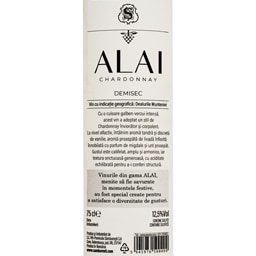 Alai | Vin alb demisec Chardonnay 0.75L