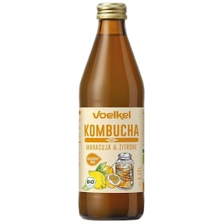 Voelkel | Bautura bio de kombucha cu maracuja si lamaie 330ml