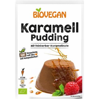 Biovegan | Pudra de budinca ecologica, cu caramel 43g