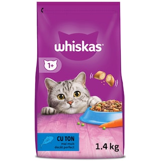 Whiskas | Hrana uscata pentru pisici, cu ton 1.4kg