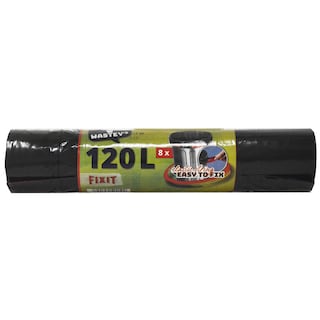 Wastey’s | Saci menajeri cu banda elastica Wastey's 120L, 8 bucati