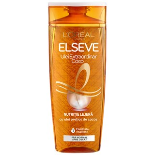 L'Oreal Paris | Elseve | Sampon Ulei Extraordinar cu Ulei pretios de Cocos 400ml