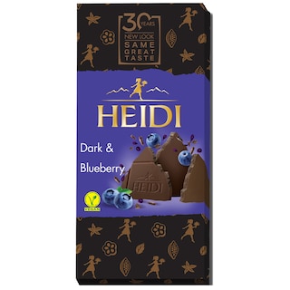 Heidi | Dark | Ciocolata amaruie cu afine 80g