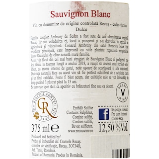 Recas | Vin ambrozy dulce 375ml