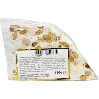 Quaranta | Felie de tort nougat cu ciocolata, migdale si alune, diverse sortimente 110g