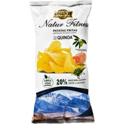 Chips din cartofi cu ulei de masline, sare de Himalaya si quinoa 150g