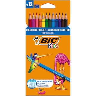 Bic | Creioane pentru colorat 12 culori