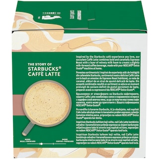 Starbucks | Cafea Caffe Latte, 12 capsule