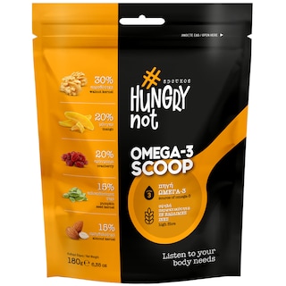 Hungry Not | Mix fructe uscate Omega 3 Scoop 180g