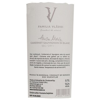 Anca Maria | Vin alb Cabernet Sauvignon 0.75l