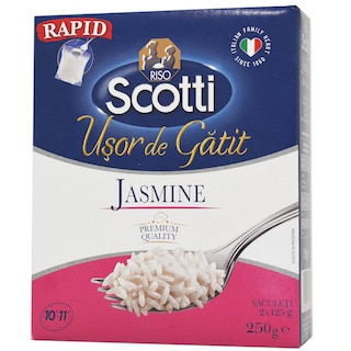 Riso Scotti | Orez bob lung Jasmine 2x125g