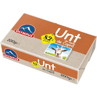 Olympus | Unt din lapte de capra 82% grasime 200g