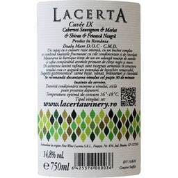 Lacerta Winery | Vin rosu cupaj  0.75l