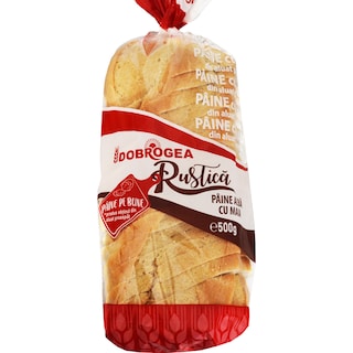 Dobrogea | Paine rustica, alba, cu maia 500g