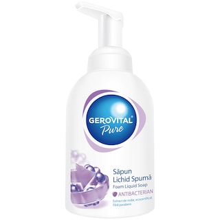 Gerovital | Sapun lichid spuma antibacterian 300ml