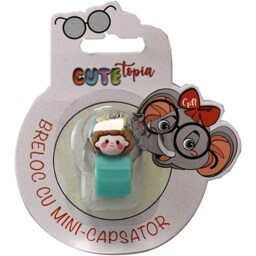 (bucata) | Breloc cu mini-capsator