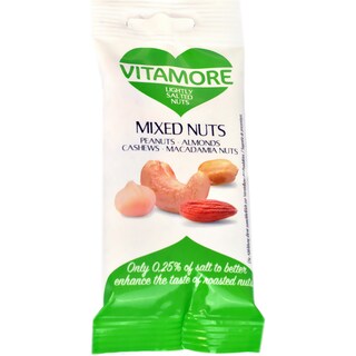Vitamore | Mix de fructe uscate prajite si sarate 25g