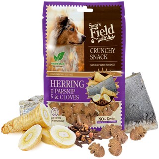 Sam's Field | Recompense pentru caini, cu hering, pastarnac si cuisoare 200g