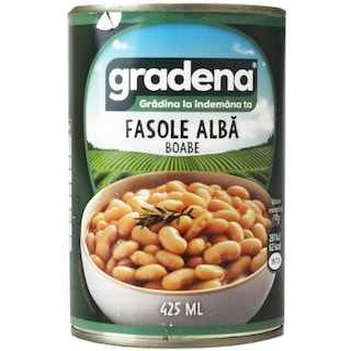 Gradena | Fasole alba boabe 425g