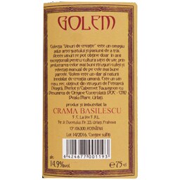 Crama Basilescu | Golem | Vin rosu Cupaj 0.75l