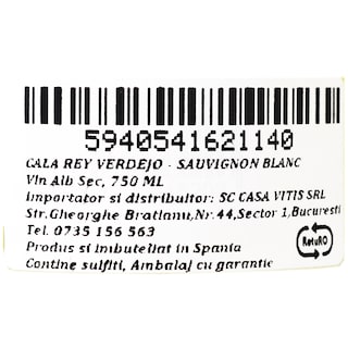 Cala Rey | Vin alb sec bio 0.75L