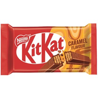 KitKat | Ciocolata cu lapte, aroma de caramel, cu interior crocant de napolitana 41.5g