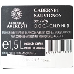 Averesti | Vin rosu sec Cabernet Sauvignon 1.5L