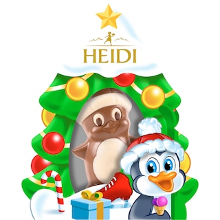 Heidi | Figurina Pinguin din ciocolata cu lapte 20g
