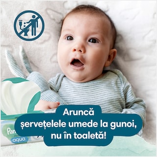Pampers | Servetele umede Fresh Clean, 52 bucati