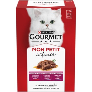Gourmet | Mon Petit | Hrana umeda pentru pisici cu vita 6x50g