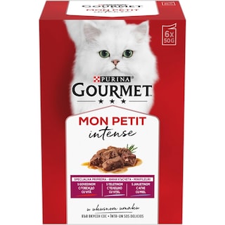 Gourmet | Mon Petit | Hrana umeda pentru pisici cu vita 6x50g